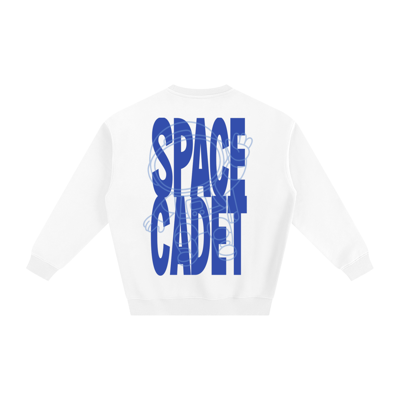 Big Block Fleeced Sweatshirt (back)