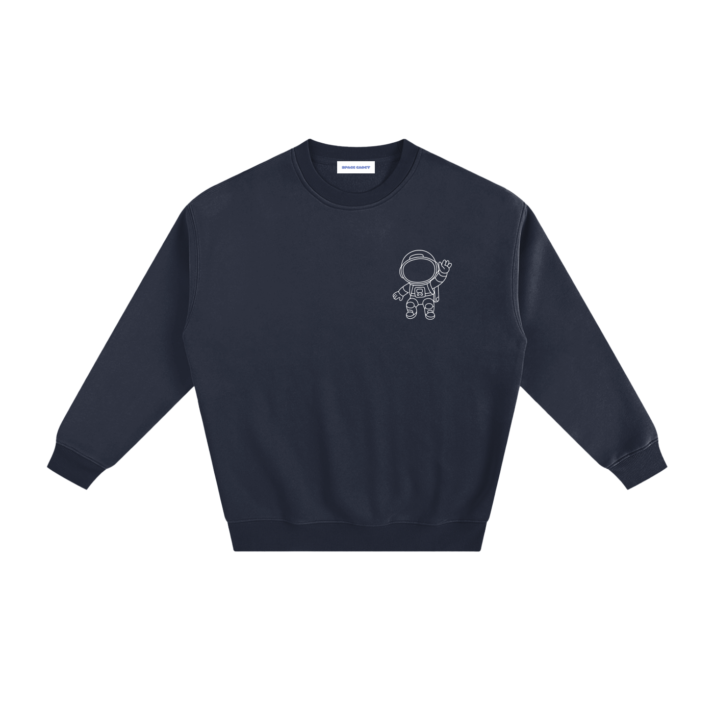 Big Block Fleeced Sweatshirt (back)