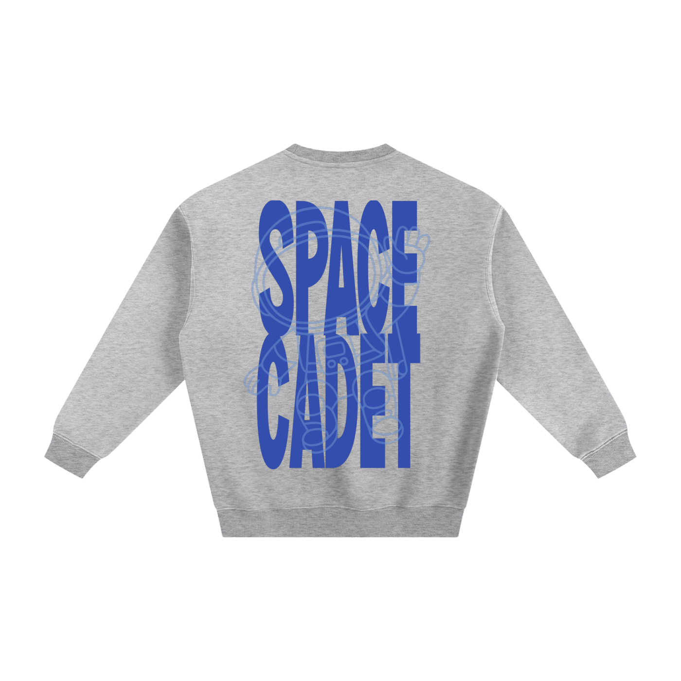 Big Block Fleeced Sweatshirt (back)