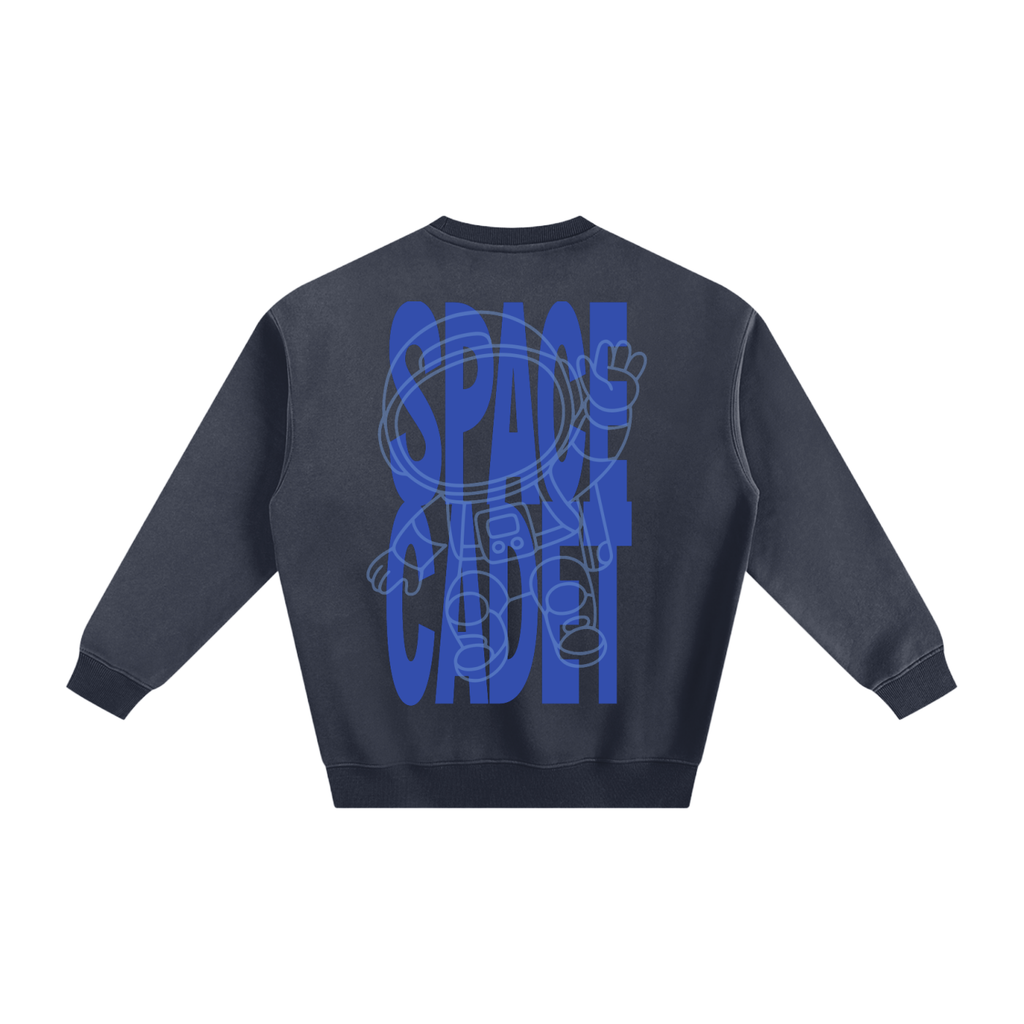 Big Block Fleeced Sweatshirt (back)